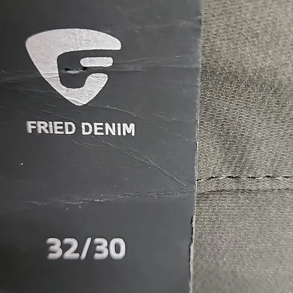 Fried Denim Dark Gray/green Sz 32/39 Cargo Jogger Pants